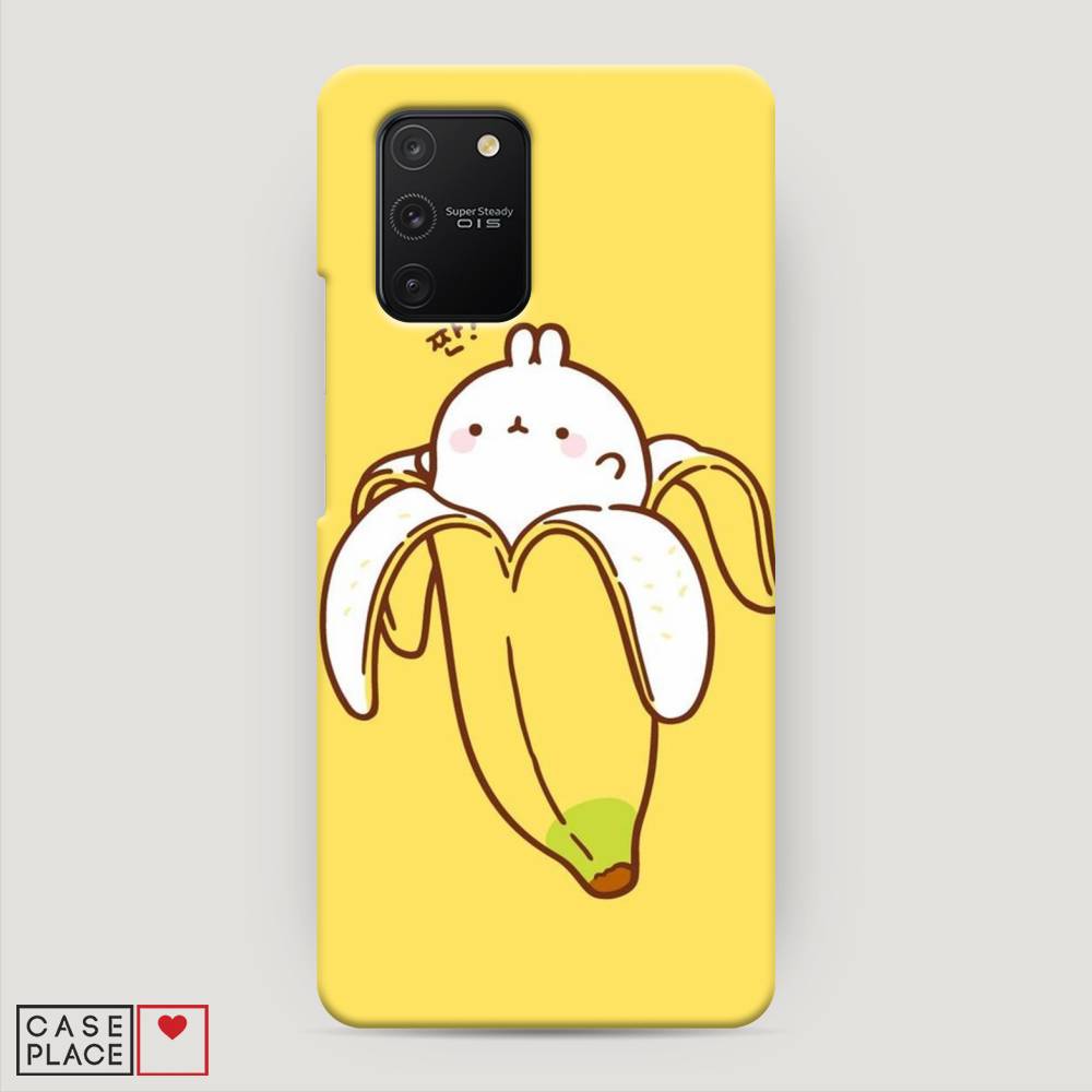 

Пластиковый чехол "Зайчик-бананчик" на Samsung Galaxy A91, 29920-1