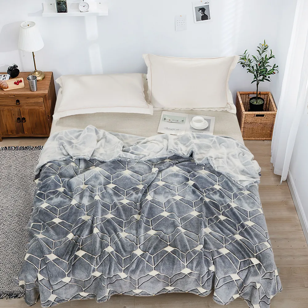 

Плед 2 спальный Cleo Home Bamboo Neon Collection 180х200 светящийся в темн., 180/016-PBN, Bamboo Neon Collection