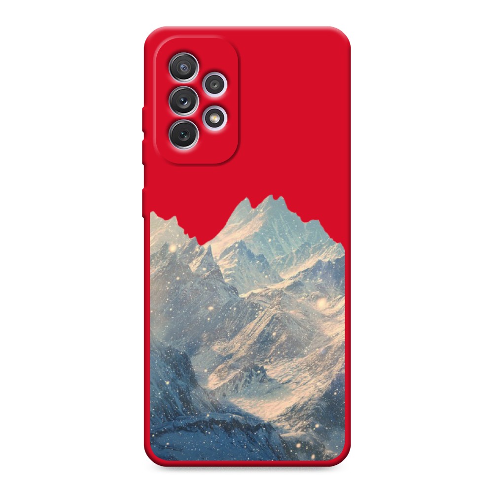 

Чехол Awog на Samsung Galaxy A73 "Горы арт 2", Серый, 2104653-1