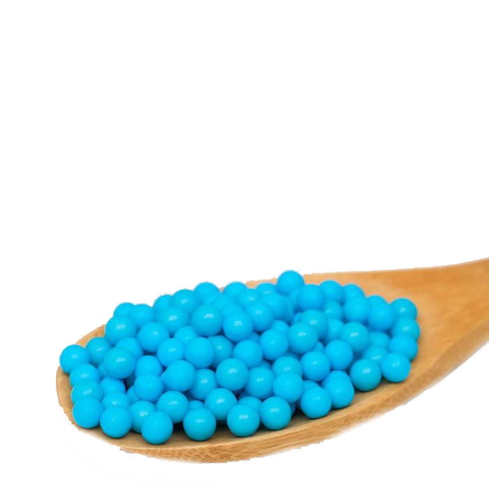 фото Кондитерская посыпка шарики 8 мм, голубые перламутровые, 50 г кондимир