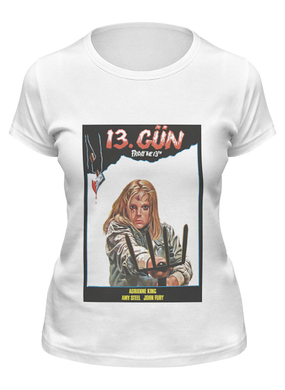 

Футболка женская Printio Friday the 13th белая 2XL, Белый, Friday the 13th