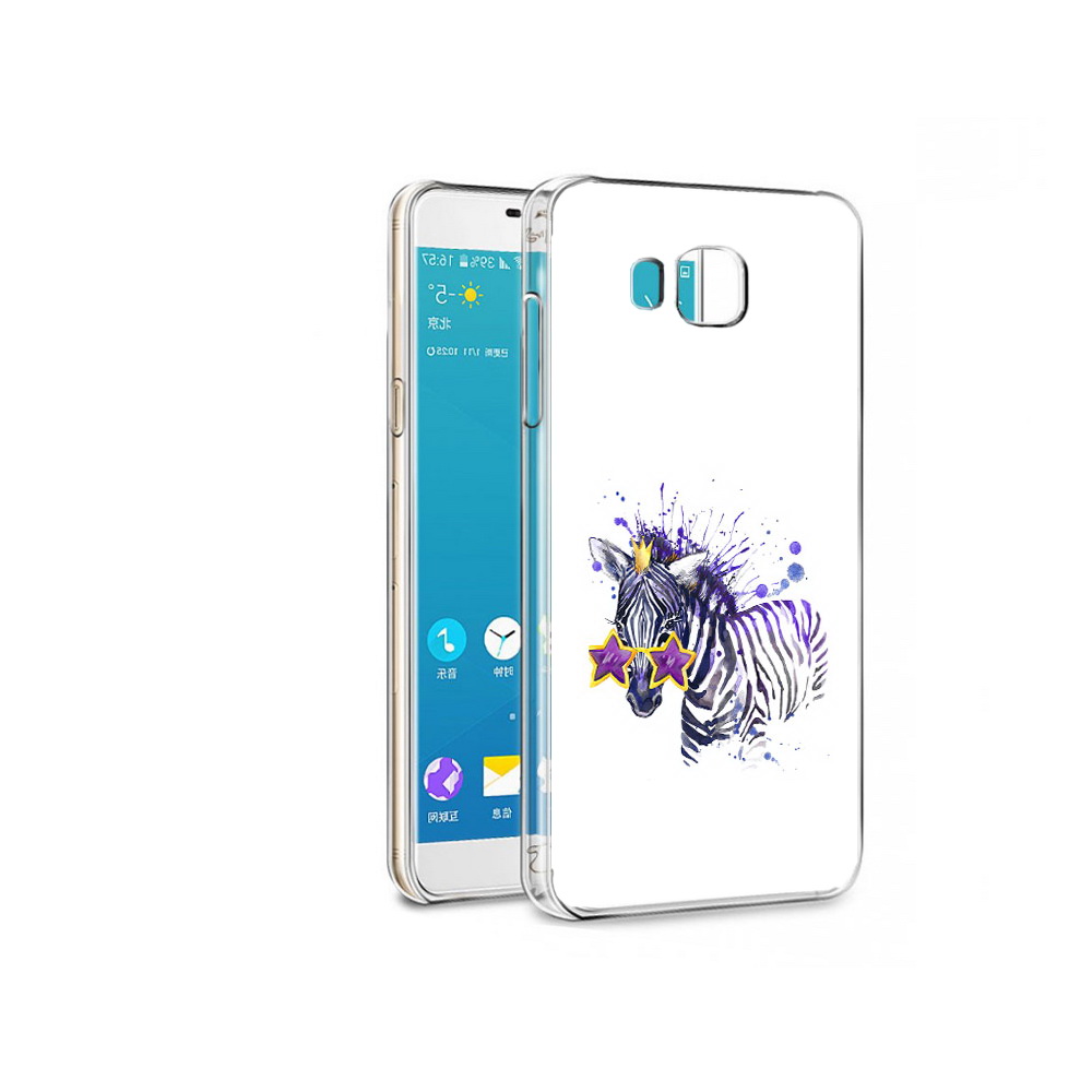 

Чехол MyPads Tocco для Samsung Galaxy Alpha акварельная зебра (PT13063.503.215), Прозрачный, Tocco