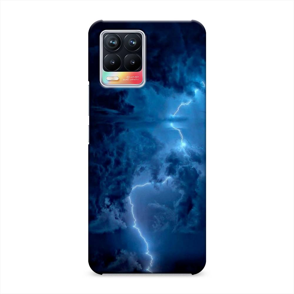 фото Пластиковый чехол "молния" на realme 8 awog