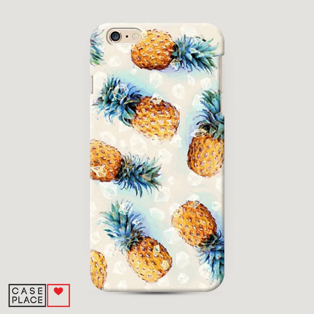 

Пластиковый чехол "Ананасы" на Apple iPhone 6 Plus, 10520-2