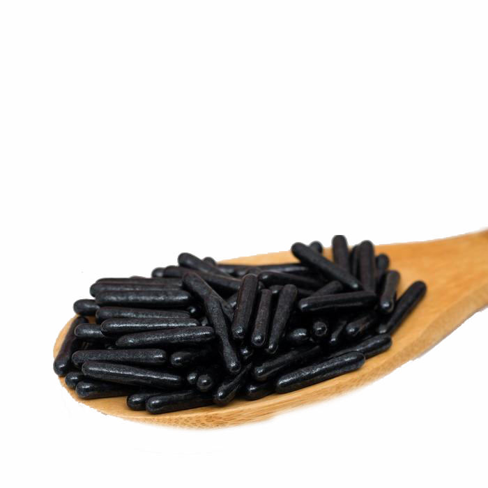

Кондитерская посыпка палочки, чёрный хром, 50 г