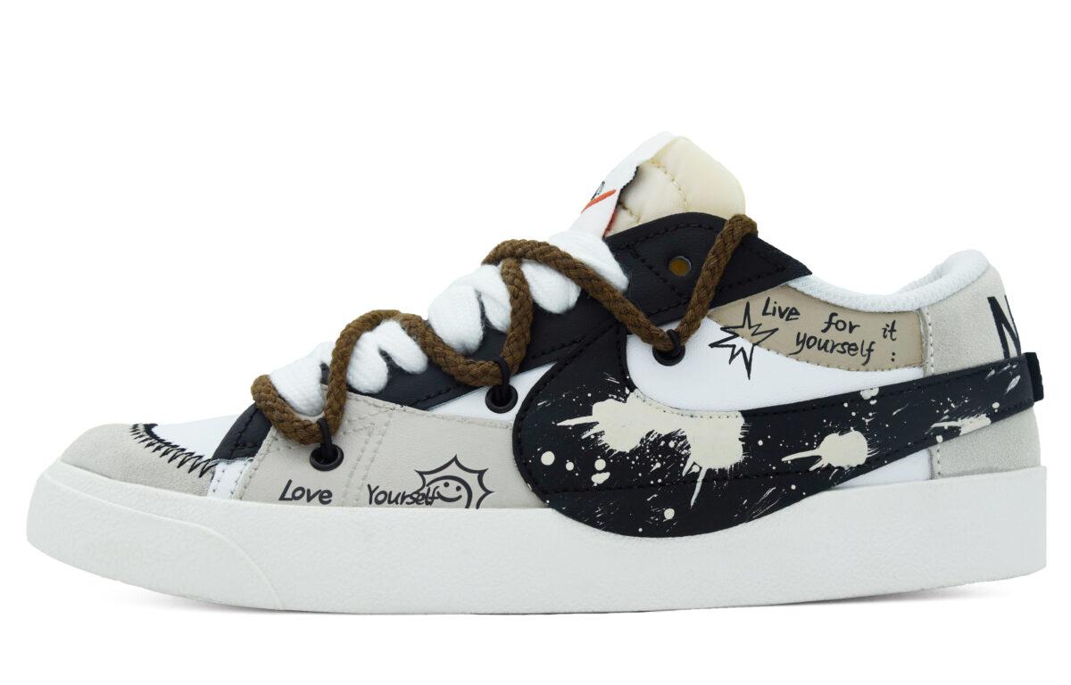 

Кеды унисекс Nike Blazer Low Jumbo белые 41 EU, Белый, Blazer Low Jumbo