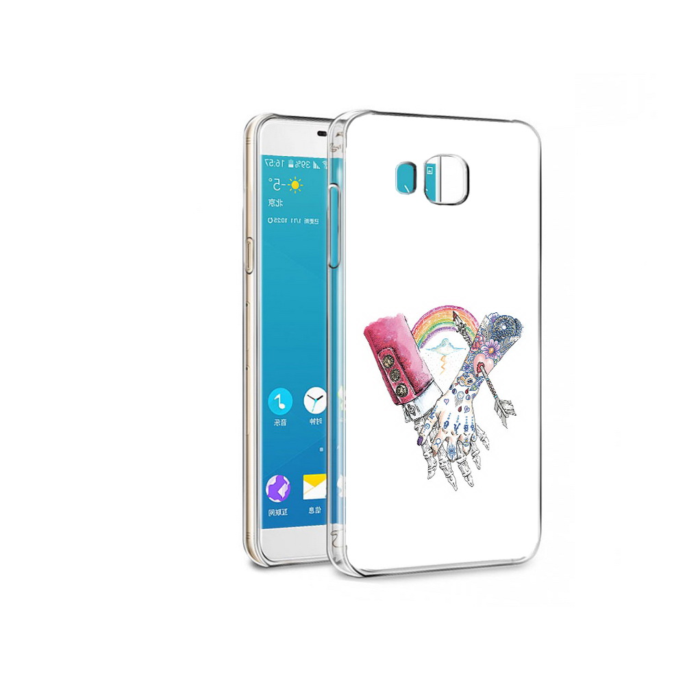 

Чехол MyPads Tocco для Samsung Galaxy Alpha абстракция руки в татуировках, Прозрачный, Tocco
