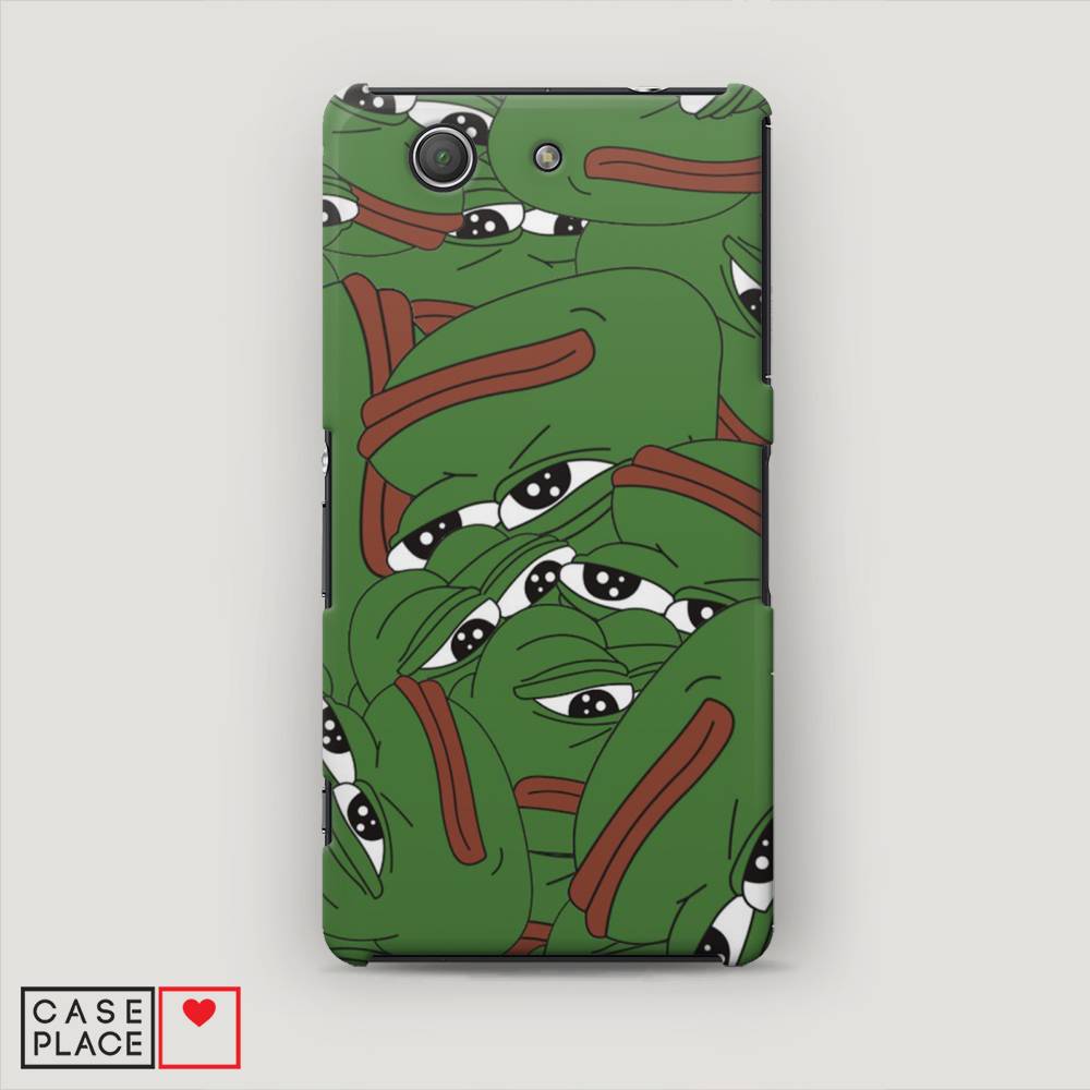 

Пластиковый чехол "Печальный frog" на Sony Xperia Z3 compact, 52020-7