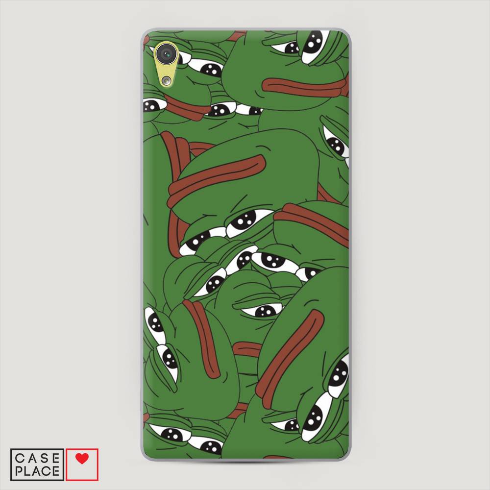 

Пластиковый чехол "Печальный frog" на Sony Xperia XA Ultra