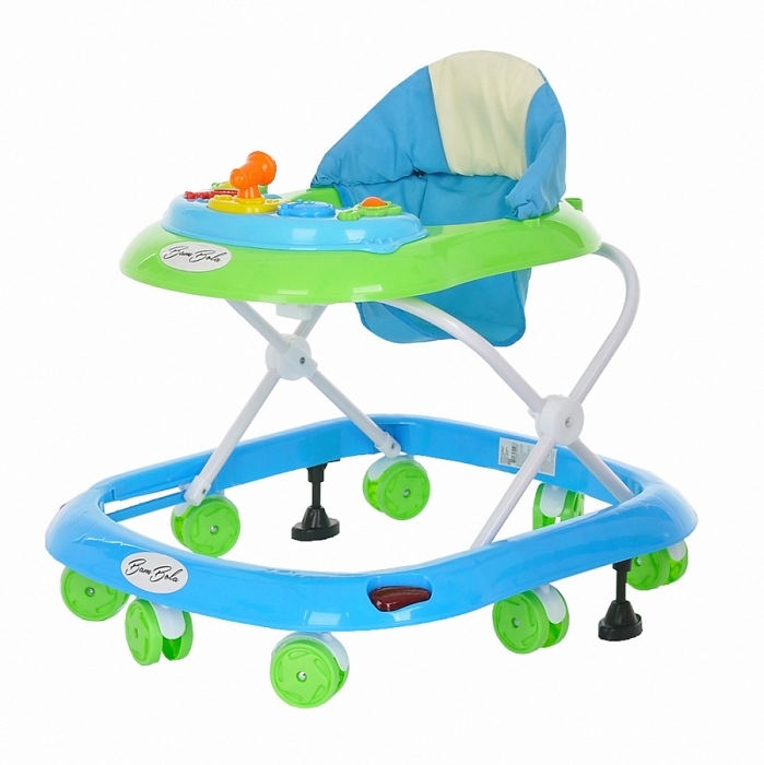 

BAMBOLA Ходунки КАПИТАН LIGHT BLUE+GREEN голубой SR102