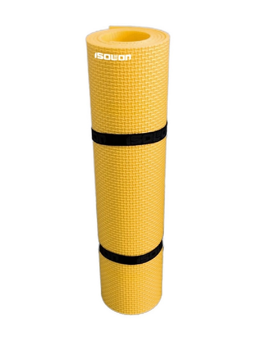 фото Коврик для фитнеса и гимнастики isolon fitness 5 мм, желтый