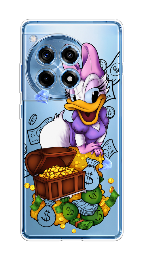 

Чехол на OnePlus Ace 3 "Rich Daisy Duck", Коричневый;белый;фиолетовый, 154550-1