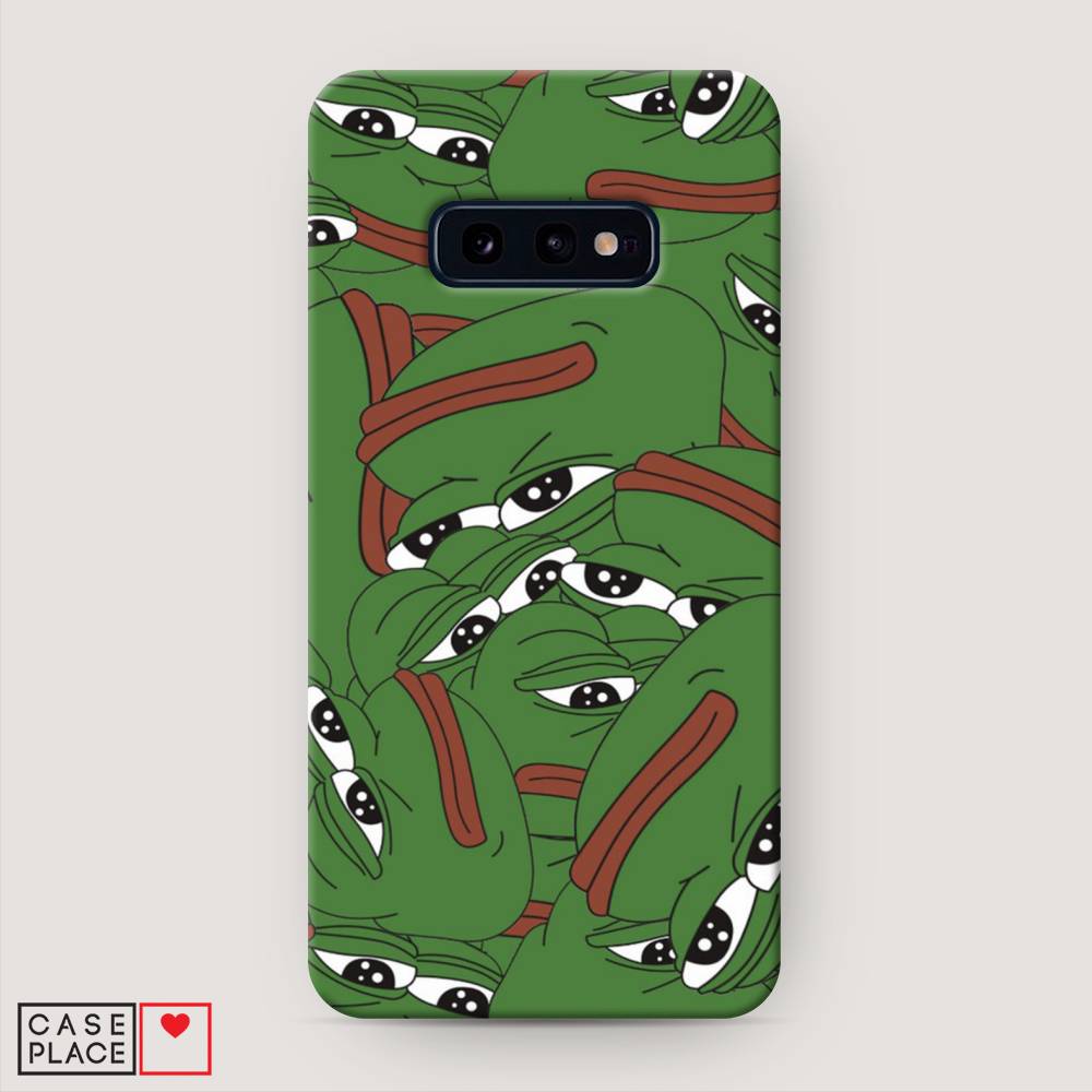 

Пластиковый чехол "Печальный frog" на Samsung Galaxy S10E, 27220-7