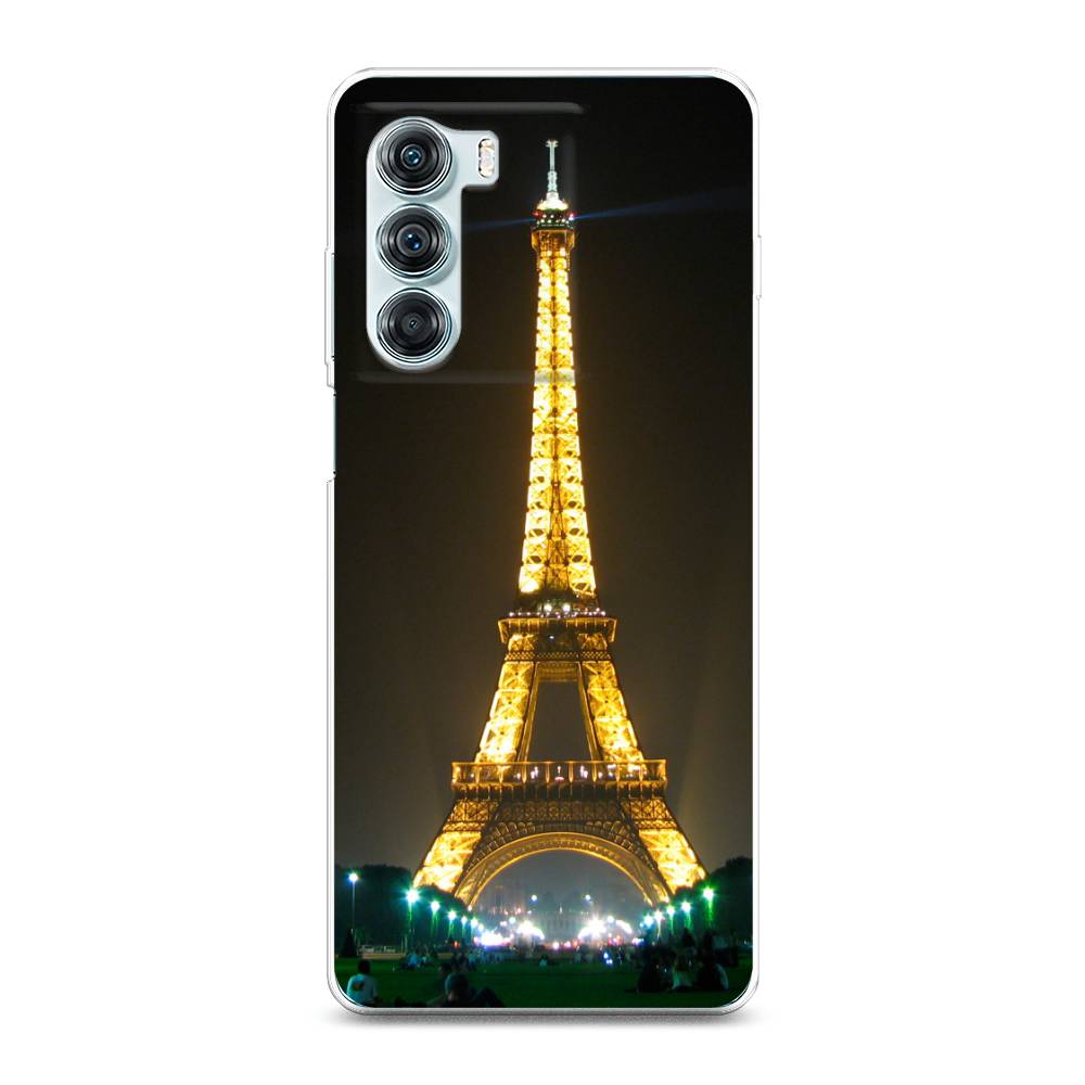 

Чехол на Motorola Moto Edge S30 "Париж 2", Желтый;серый, 243050-2