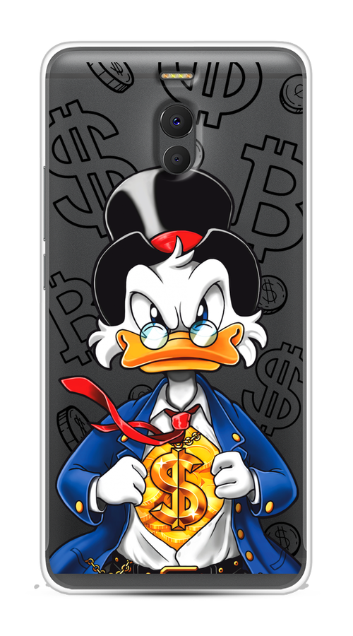 

Чехол на Meizu M6 Note "Scrooge Goldman", Черный;белый;синий, 72150-1