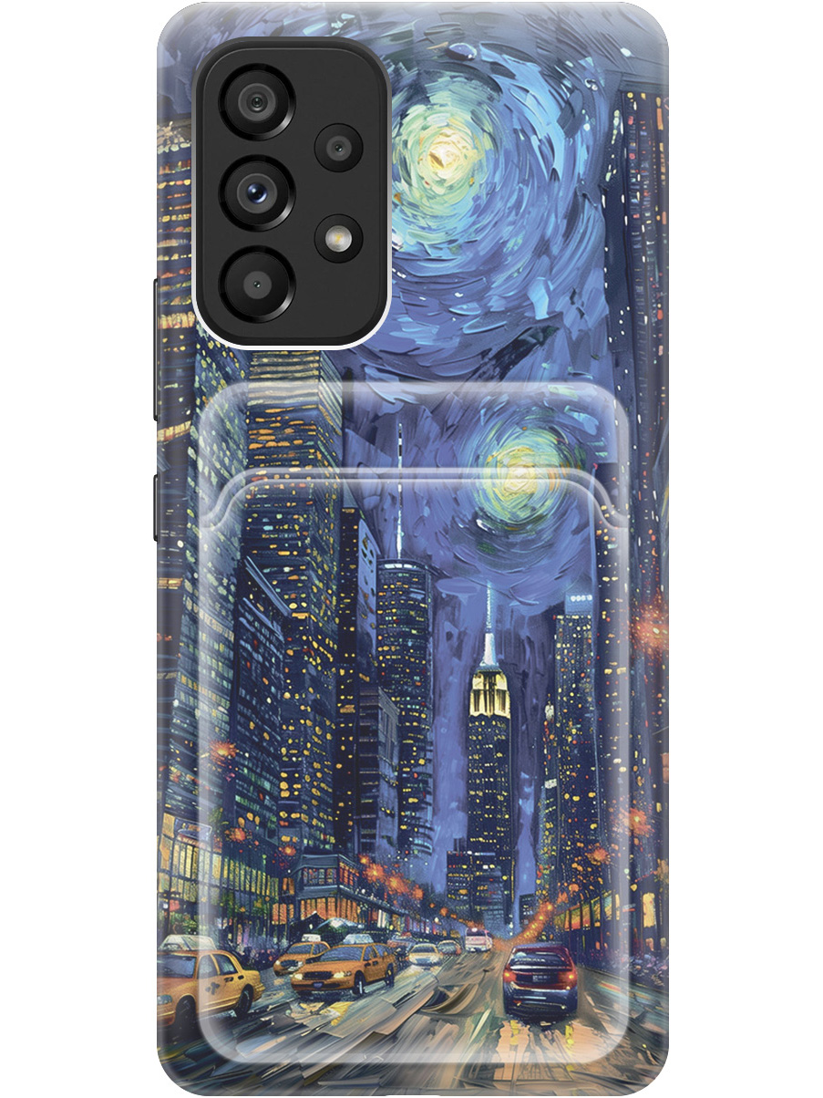 

Силиконовый чехол на Samsung Galaxy A53 5G с принтом 782251, Прозрачный;синий;черный, 740133010