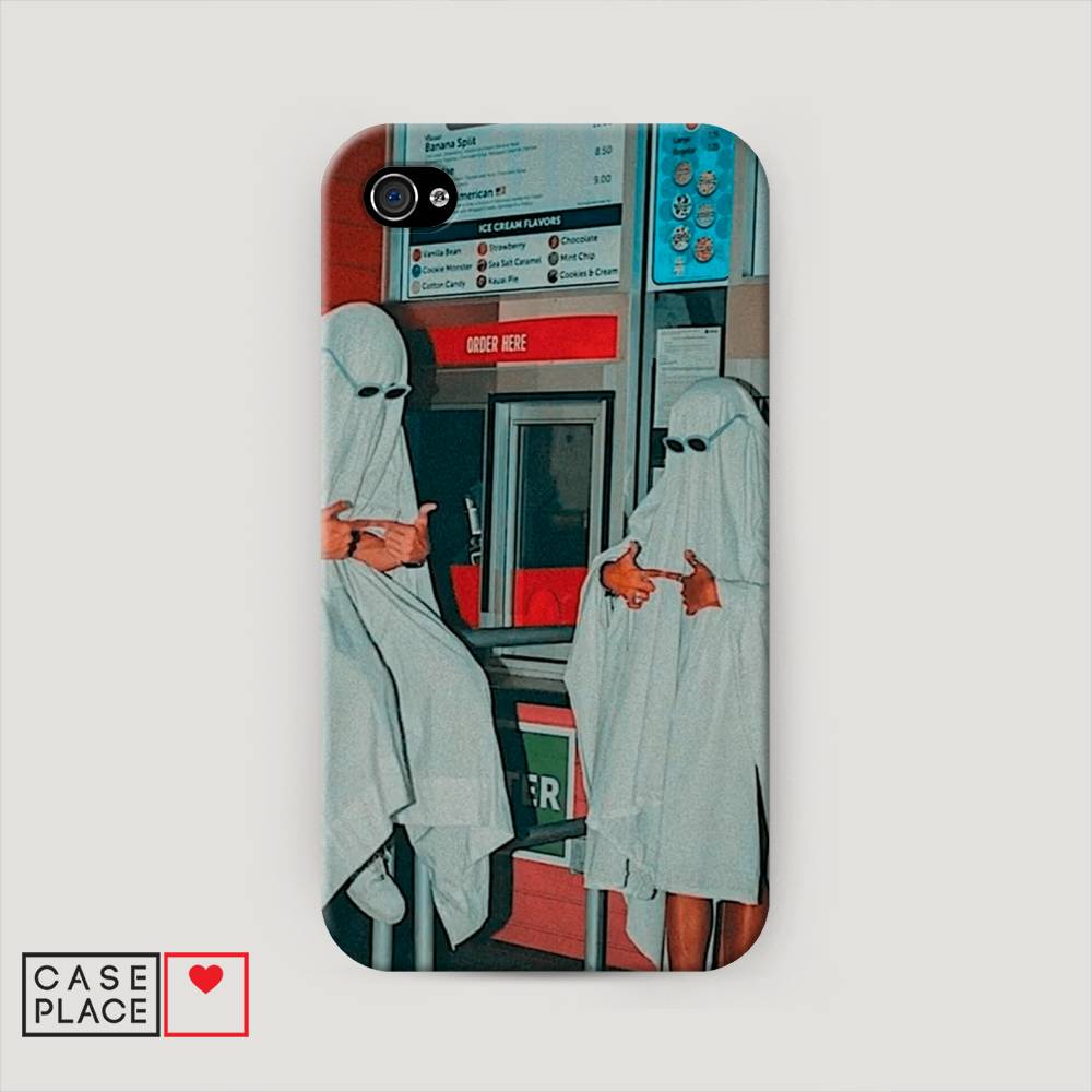 

Пластиковый чехол "Chillin Killin" на Apple iPhone 4, 10120-7