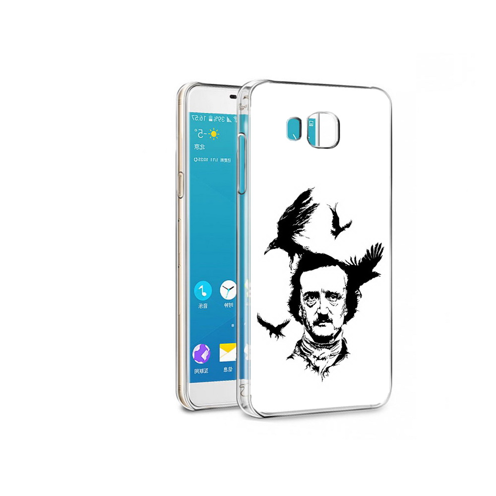 

Чехол MyPads Tocco для Samsung Galaxy Alpha Эдгар Аллан черно белый (PT13063.503.204), Прозрачный, Tocco