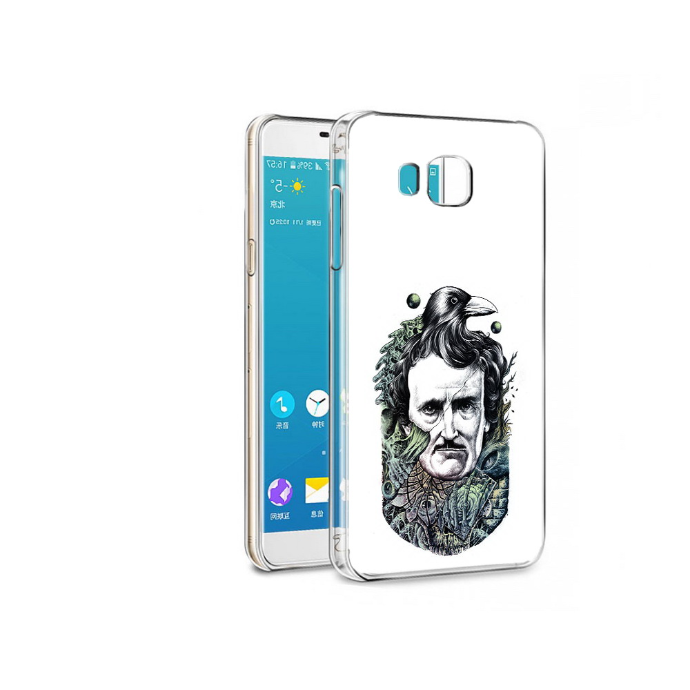 

Чехол MyPads Tocco для Samsung Galaxy Alpha Эдгар Аллан с вороном (PT13063.503.203), Прозрачный, Tocco