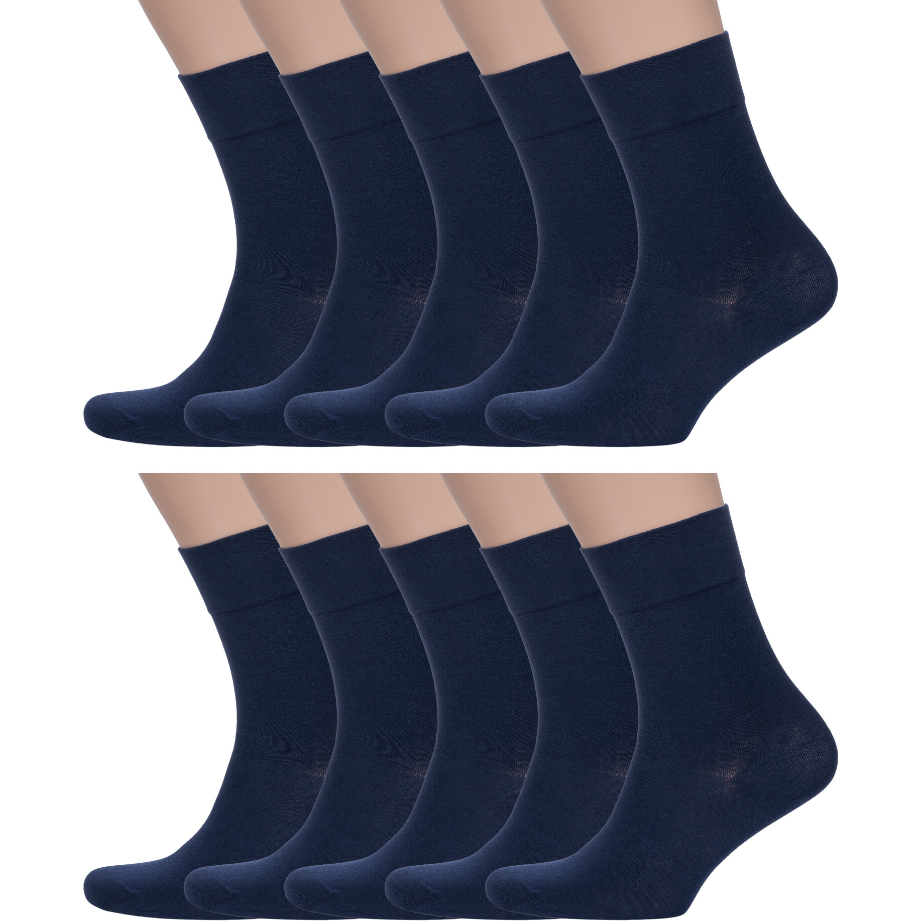 

Комплект носков мужских Rusocks 10-М-1131 синих 25-27, 10 пар, Синий, 10-М-1131