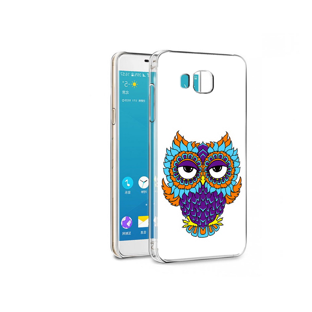 

Чехол MyPads Tocco для Samsung Galaxy Alpha Цветная сова (PT13063.503.198), Прозрачный, Tocco