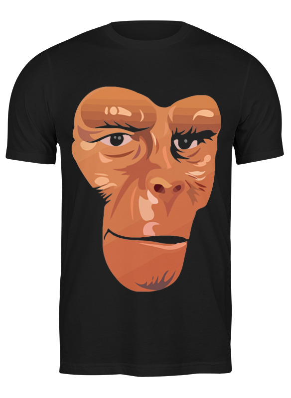 

Футболка мужская Printio Обезьяна (планета обезьян) черная M, Черный, Обезьяна (планета обезьян)