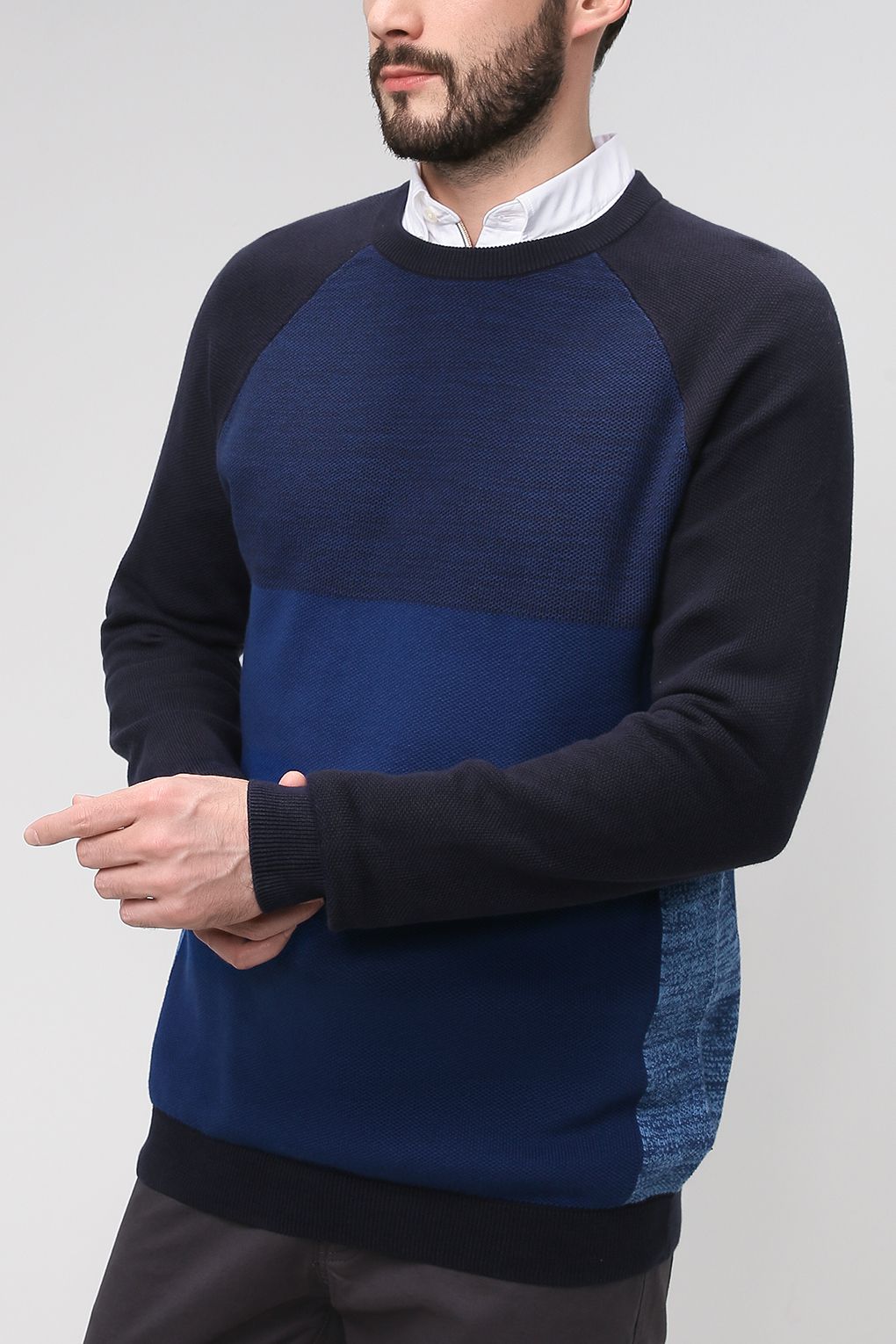 

Джемпер мужской Esprit Edc 081CC2I302 синий XL, 081CC2I302