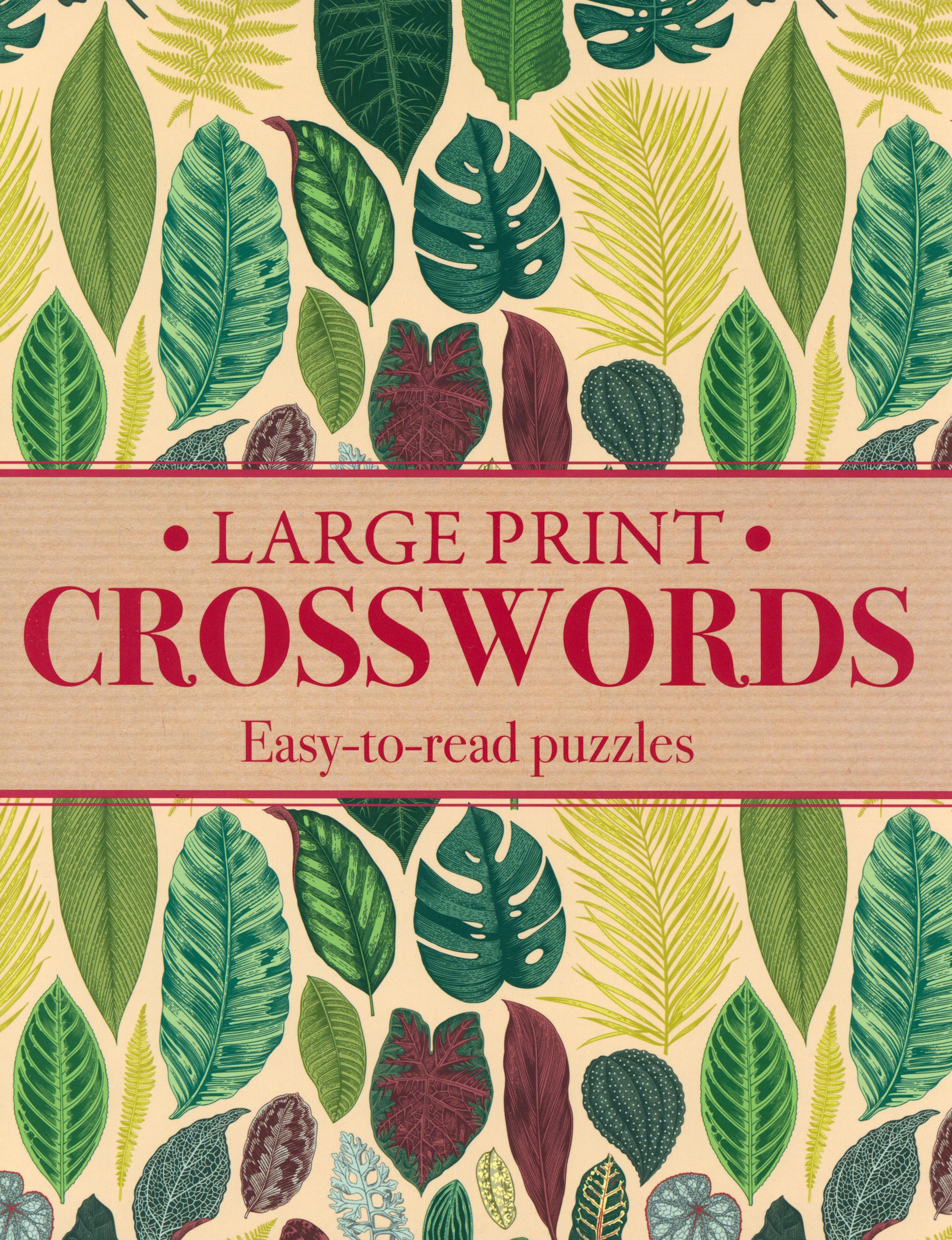 

Large Print Crosswords Easy-to-Read Puzzles