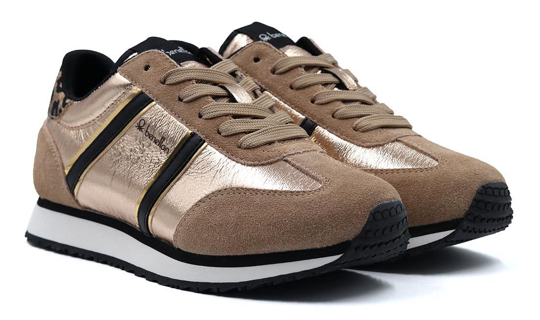 

Кроссовки женские United Colors of Benetton Eva Jogging BTW123305 коричневые 41 EU, Eva Jogging BTW123305