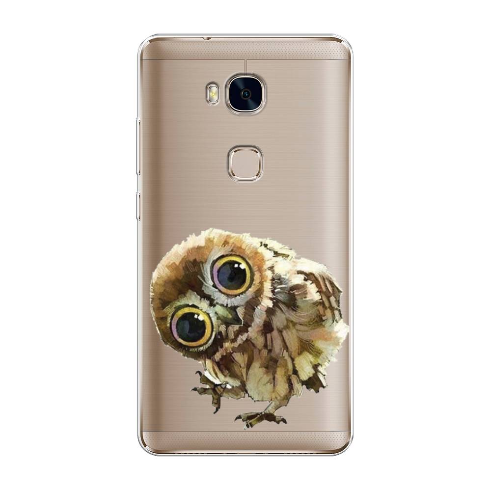 

Чехол Awog на Honor 5X "Любопытный совенок", Разноцветный, 60550-1