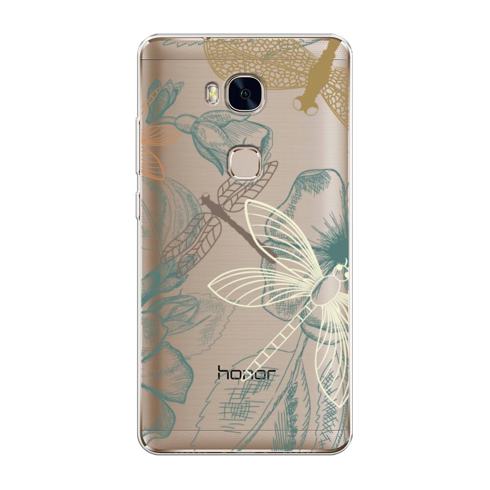 

Чехол Awog на Honor 5X "Тени стрекоз", Разноцветный, 60550-8