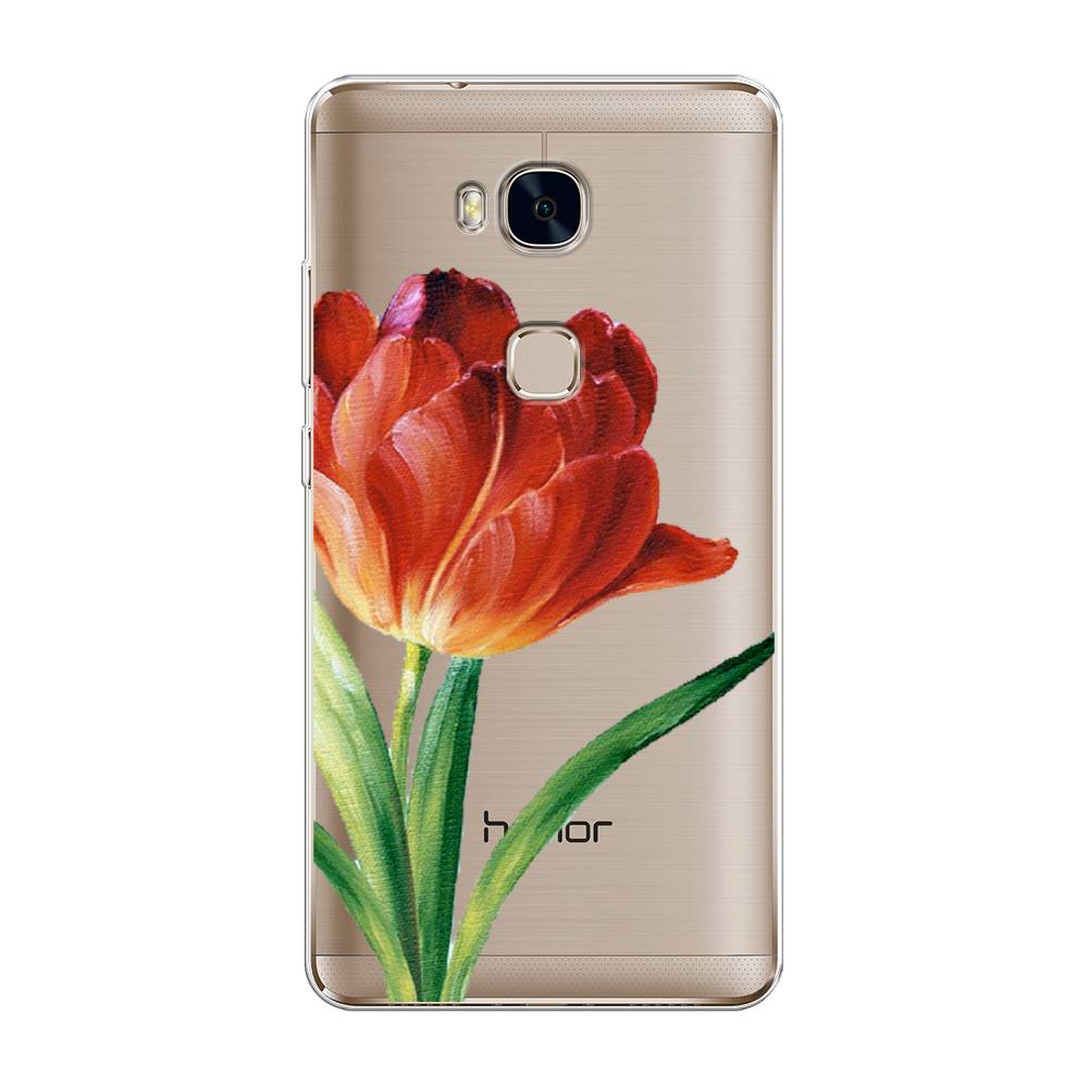 

Чехол Awog на Honor 5X "Красный тюльпан", Разноцветный, 60550-8