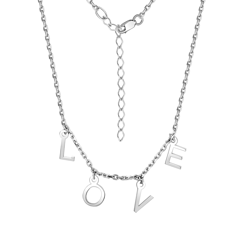 

Колье из серебра без вставки 40 см Aquamarine 73638_925_р, 73638_925_р