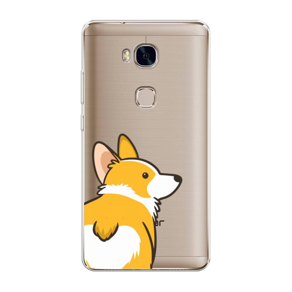 

Чехол Awog на Honor 5X "Корги следуй за мной", Разноцветный, 60550-2