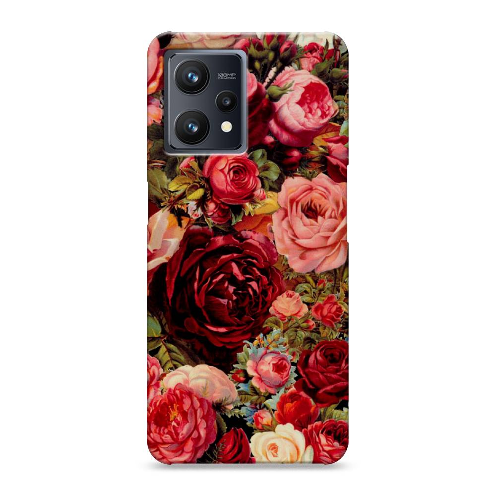 

Пластиковый чехол "Розы винтажные" на Realme 9 Pro Plus, 258720-6
