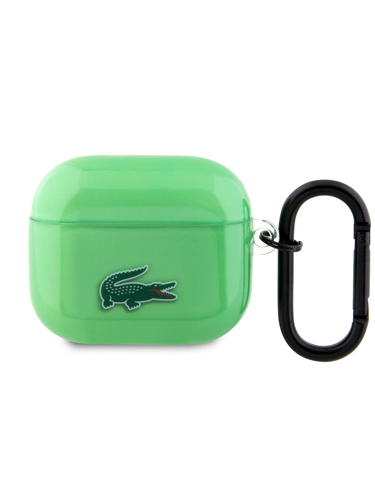 Чехол Lacoste для AirPods 3 Croc Logo Transparent Green