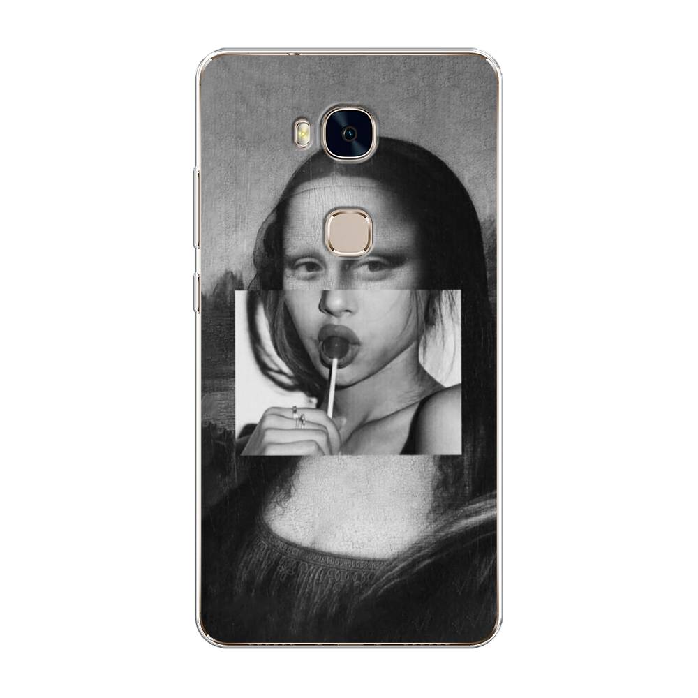 

Чехол Awog на Honor 5X "Mona Lisa sucking lollipop", Разноцветный, 60550-9