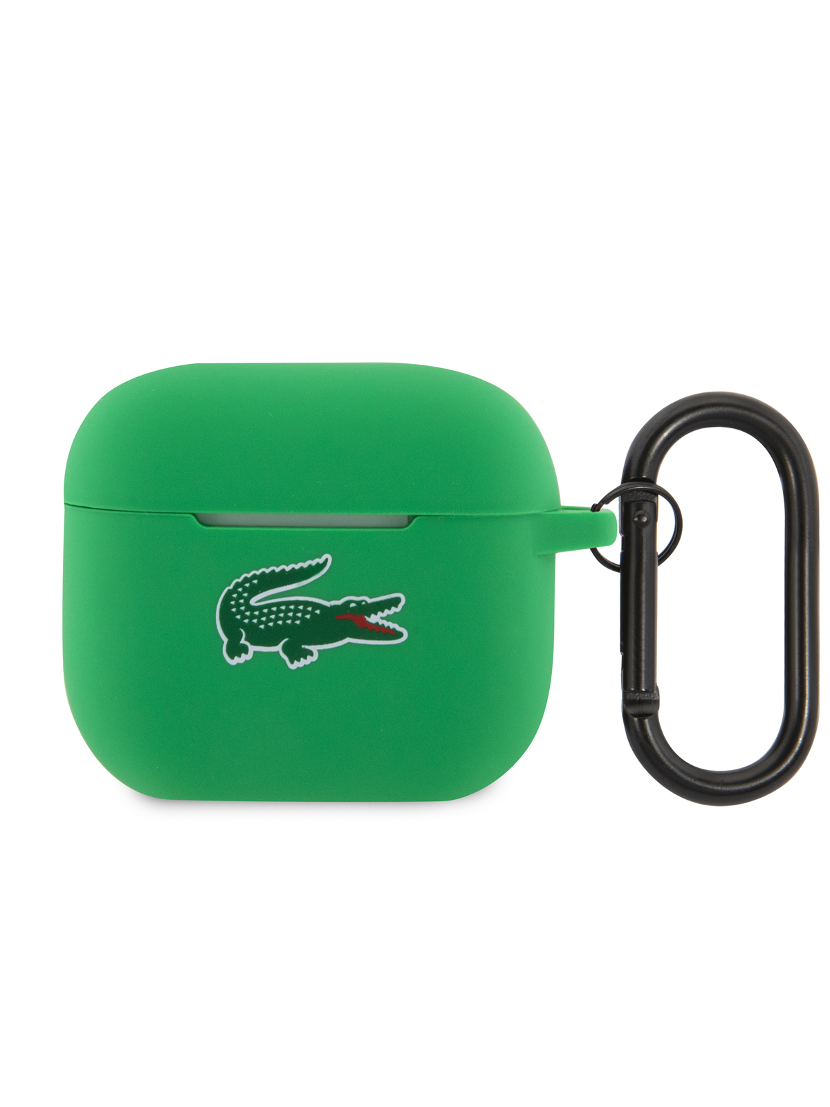 Чехол Lacoste для AirPods 3 силиконовый с принтом Croc Logo Green