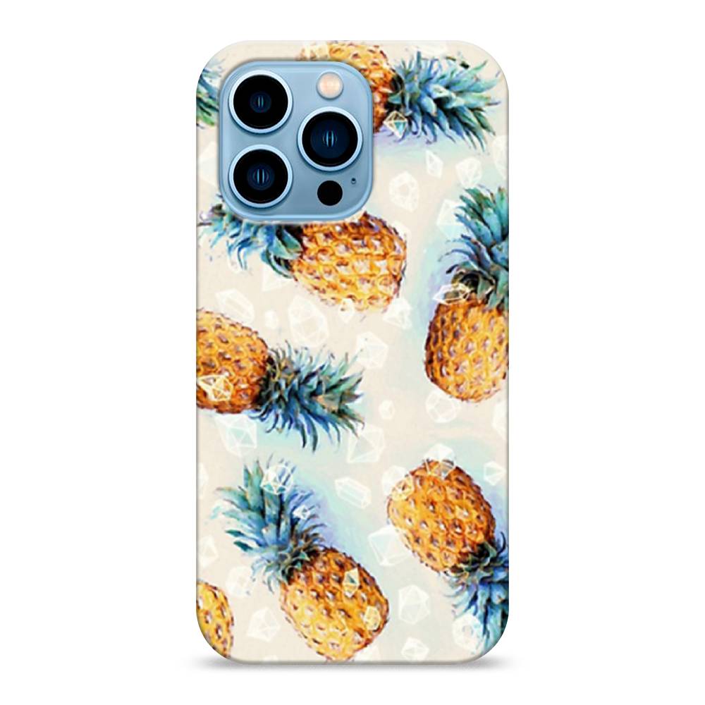 

Пластиковый чехол "Ананасы" на Apple iPhone 13 Pro, 14320-2
