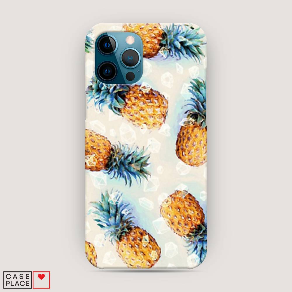 

Пластиковый чехол "Ананасы" на Apple iPhone 12 Pro Max, 12720-2