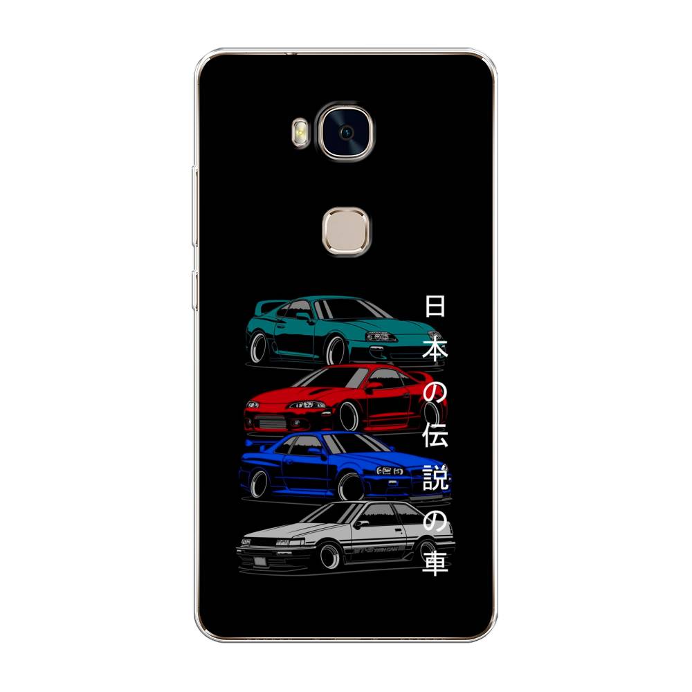 

Чехол Awog на Honor 5X "JDM Legend cars", Разноцветный, 60550-5