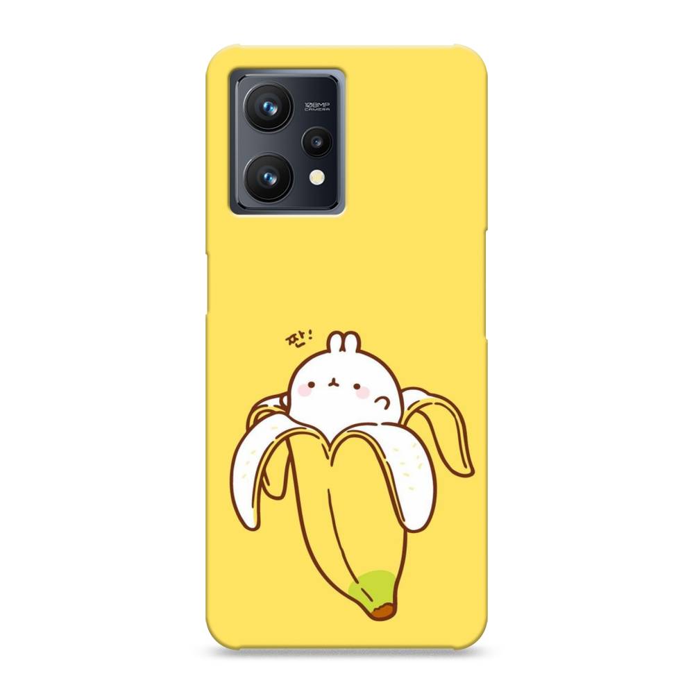 

Пластиковый чехол "Зайчик-бананчик" на Realme 9 Pro Plus, 258720-1
