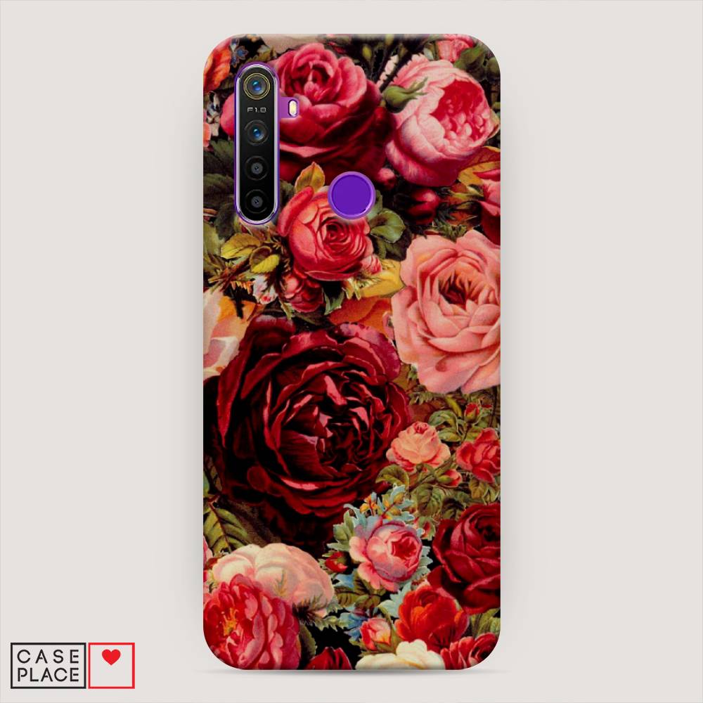 

Пластиковый чехол "Розы винтажные" на Realme 5, 251520-6