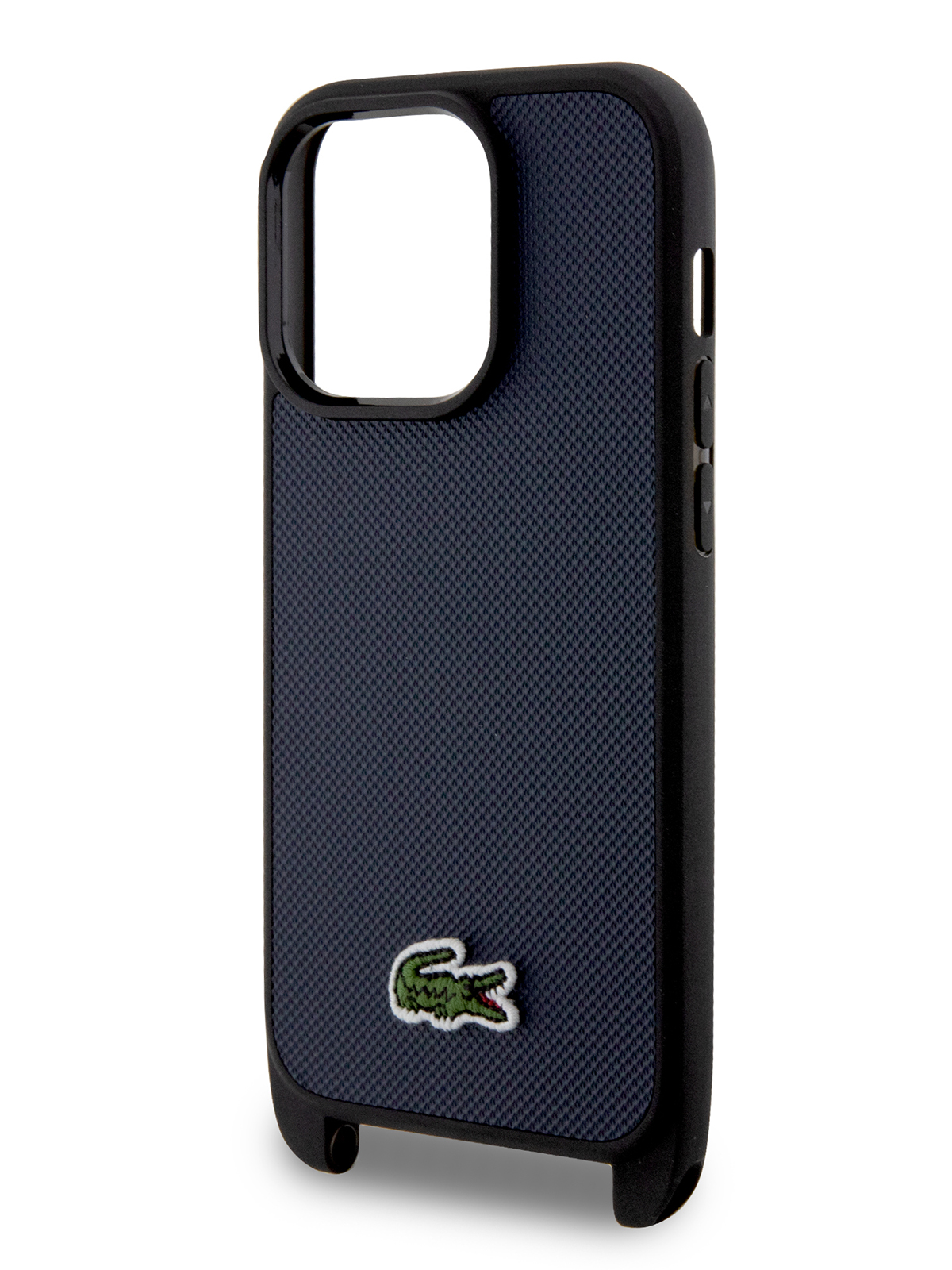 Чехол Lacoste для iPhone 14 Pro с ремешком Iconic Hard Navy