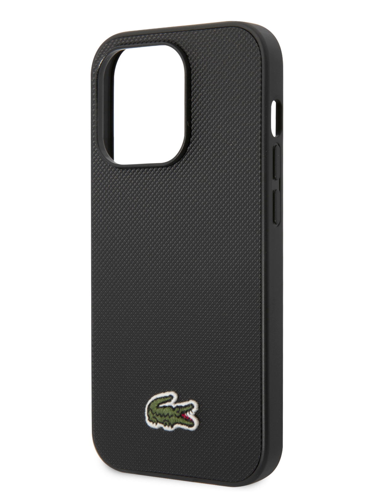 

Чехол Lacoste для iPhone 14 Pro Max с MagSafe Iconic logo Hard Black, Черный