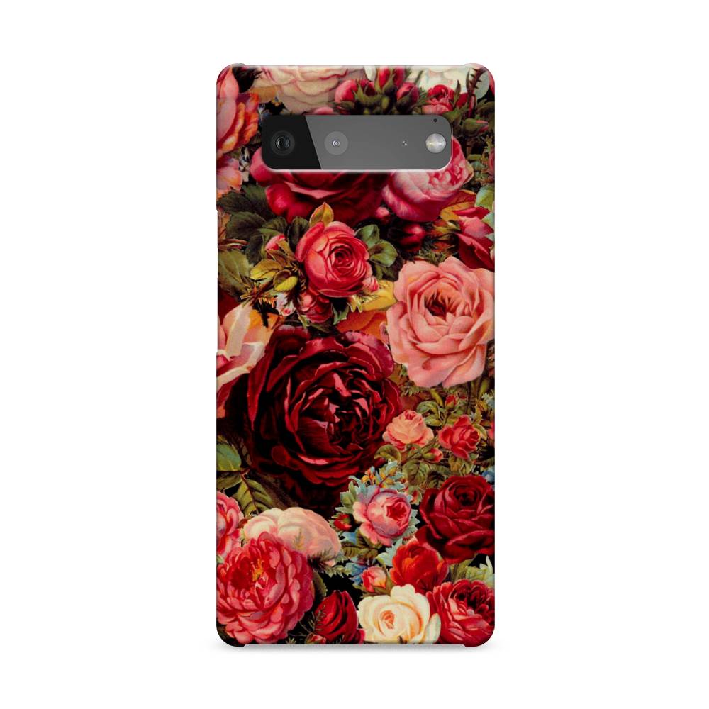 

Пластиковый чехол "Розы винтажные" на Google Pixel 6, 270820-6