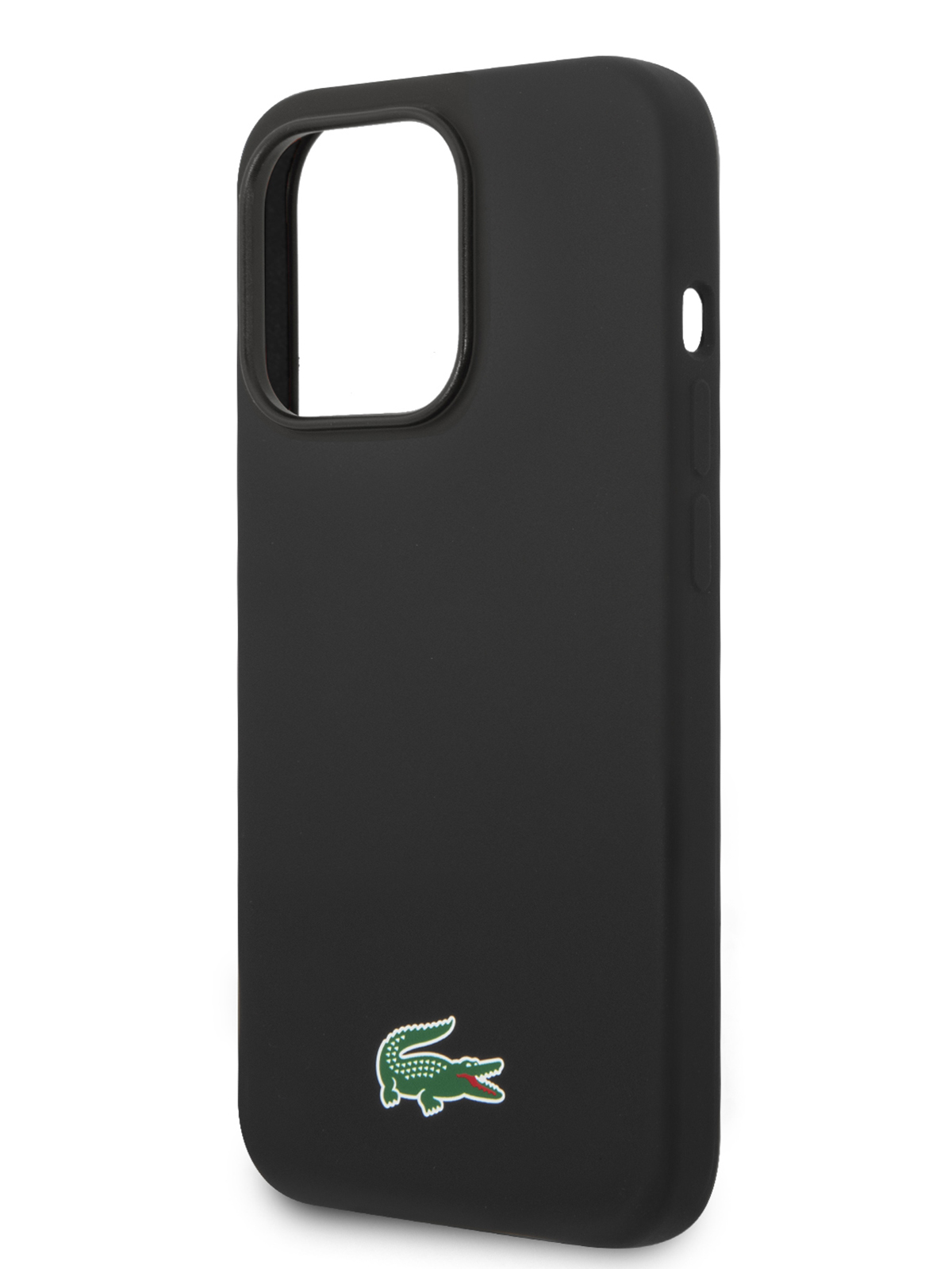 

Чехол Lacoste для iPhone 14 Pro Croc Logo Hard Black, Черный