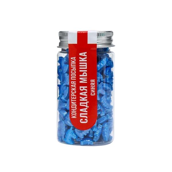 

Кондитерская посыпка Сладкая мышка, синяя, 50 г