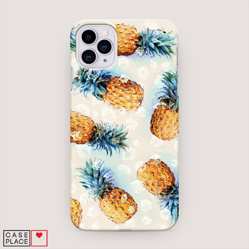 

Пластиковый чехол "Ананасы" на Apple iPhone 11 Pro, 12320-2