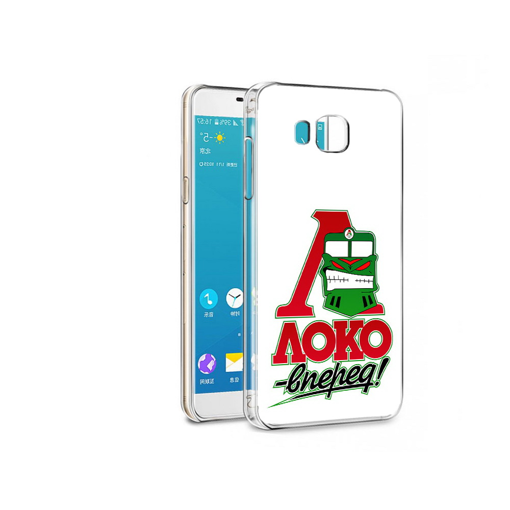 

Чехол MyPads Tocco для Samsung Galaxy Alpha ФК локо вперед (PT13063.503.181), Прозрачный, Tocco